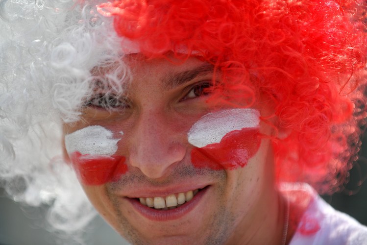 Polscy kibice opanowali Moskwę. Biało-czerwono na ulicach rosyjskiej stolicy