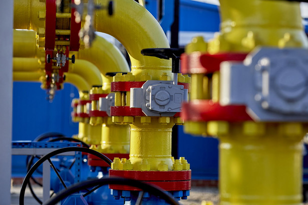 Instalacje gazowe należące do PGNiG w Kokorzynie.