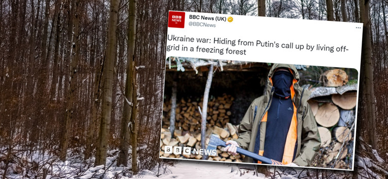 Informatyk z Rosji zimę spędza w lesie. Chowa się tam przed Putinem