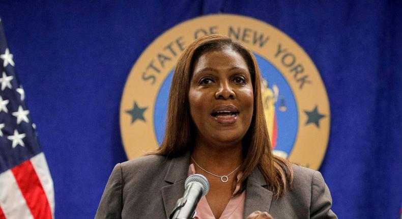 New York State Attorney General Letitia James.