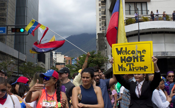 Trump rozważa wysłanie wojsk do Wenezueli? "Jest taka opcja"