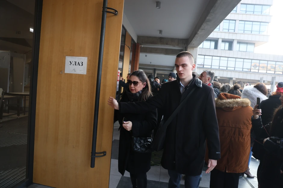 Miljana Kecmanović na presudi