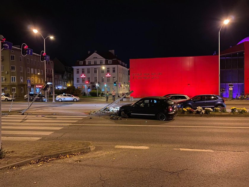 Na miejsce szybko dojechała zielonogórska policja.