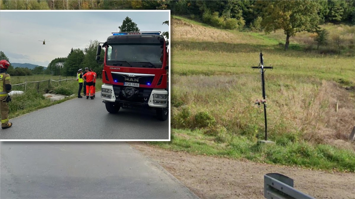 Zginął po uderzeniu w przydrożny krzyż. Motocyklista był cenionym żołnierzem