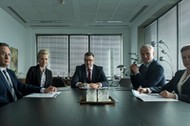 Kadr z „Banksterów w reż. Marcina Ziębińskiego. Film wszedł do kin 16 października 2020 r.