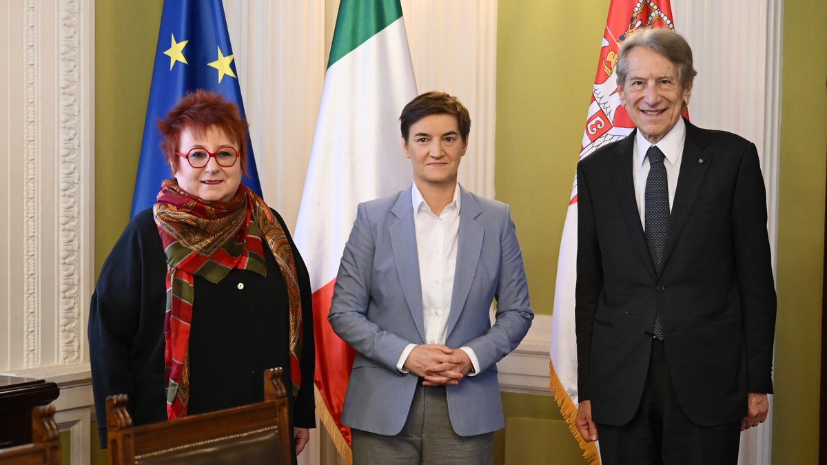 Ana Brnabić i odbor senata Italije