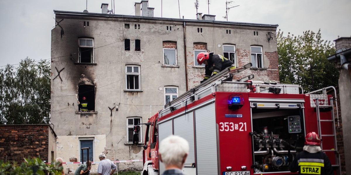 Wybuch gazu w Częstochowie.