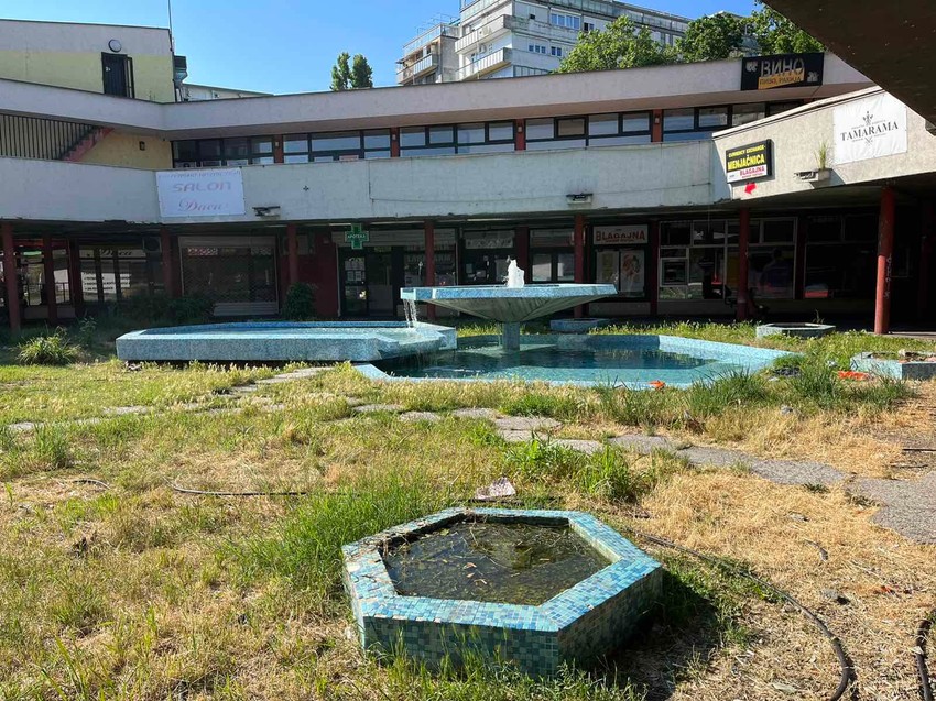 Fontana u kojoj je pronađen dečak na Novom Beogradu