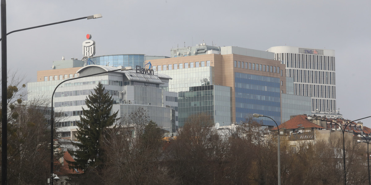 Siedziba banku PKO BP przy ulicy Puławskiej w Warszawie.
