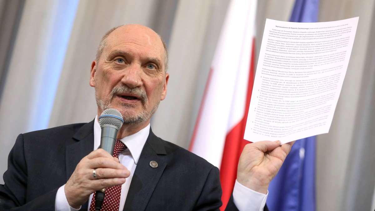 Antoni Macierewicz i raport techniczny podkomisji badającej katastrofę smoleńską