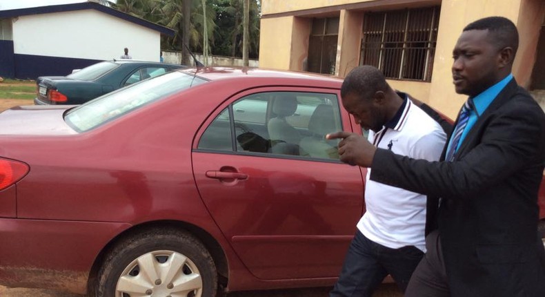  Musah Issah being escorted to court