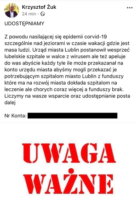 Próba wyłudzenia pieniędzy