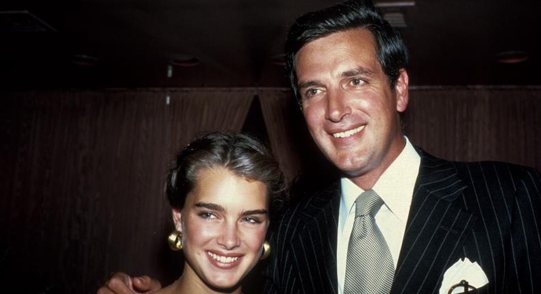 Brooke Shields and her father, Frank Shields circa 1981 in New York City.Sonia Moskowitz/IMAGES/Getty Images