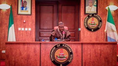 Katsina State Governor, Dikko Umaru Radda. [Twitter:@dikko_radda]