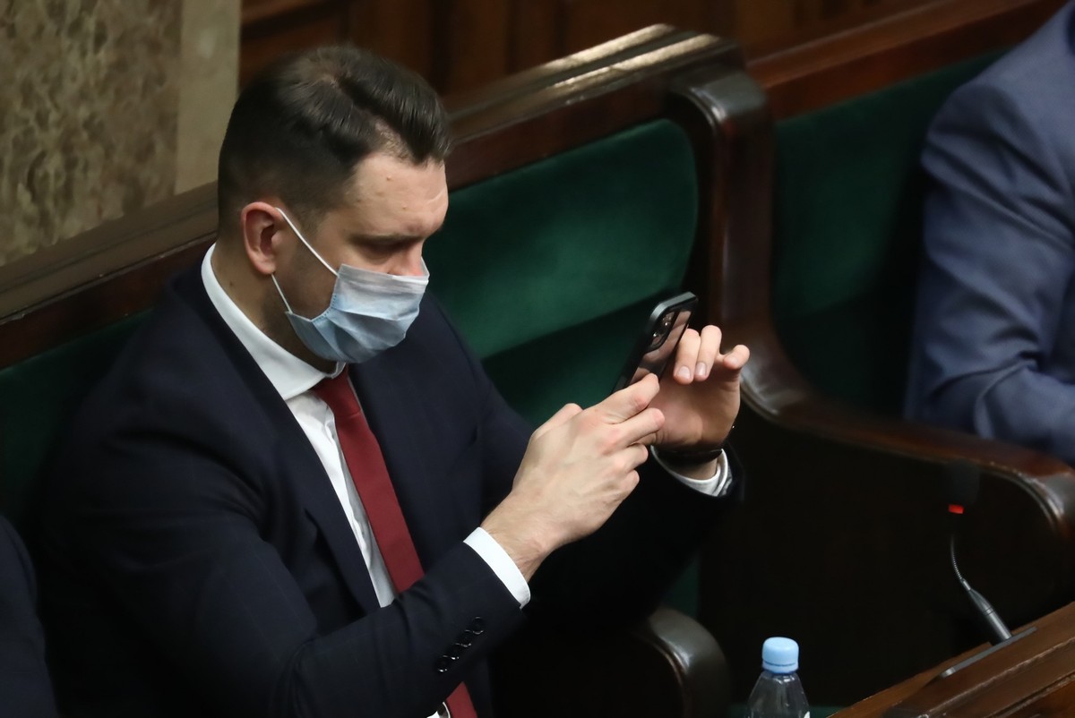 Poseł PiS, wiceminister sportu Łukasz Mejza