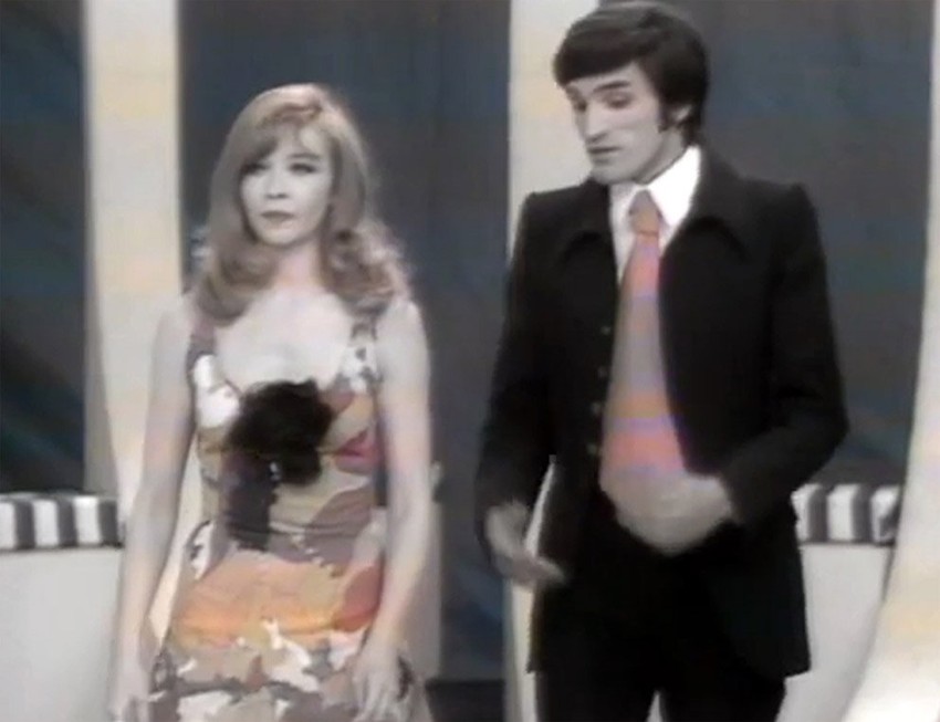 Milena Dravić i Dragan Nikolić u emisiji "Obraz uz obraz"