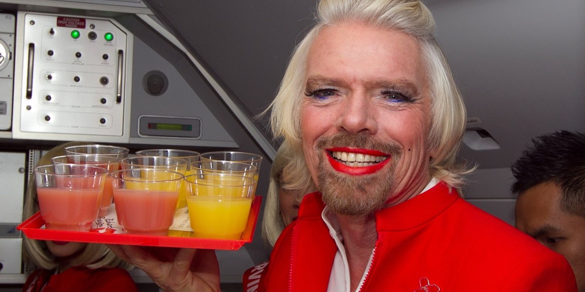 Richard Branson, miliarder i twórca Virgin Group