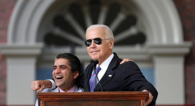 President Joe Biden's campaign is hiring a manager to handle partnerships with meme pages.Boston Globe/Getty Images