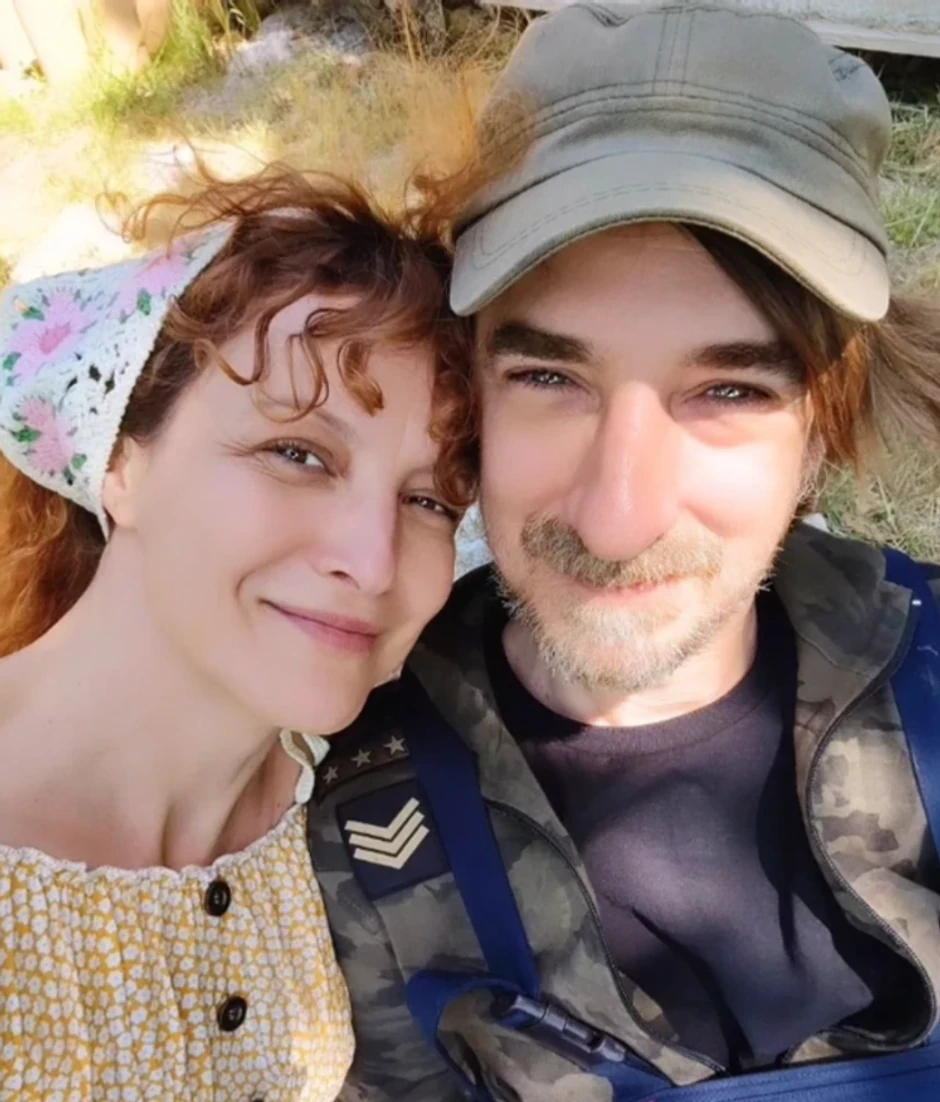 Jelena Stupljanin sa mužem