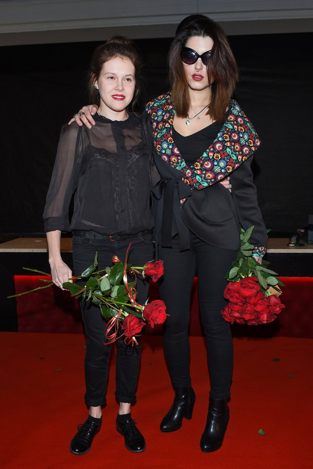 Marta Mazurek i Michalina Olszańska na premierze filmu "Ja, Olga Hepnarova"