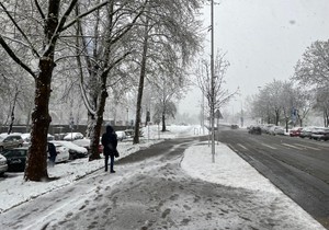 Sneg u aprilu u Beogradu