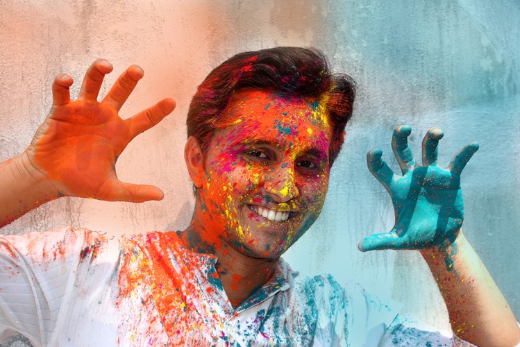 Święto Holi w Indiach