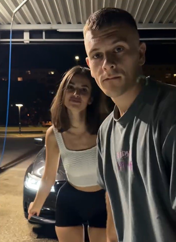 Influencer Filip ,,Jovinečko" Jovanovič s novou partnerkou Deny Stulíkovou.