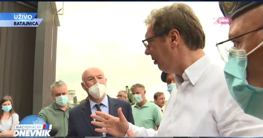 Aleksandar Vučić, Batajnica