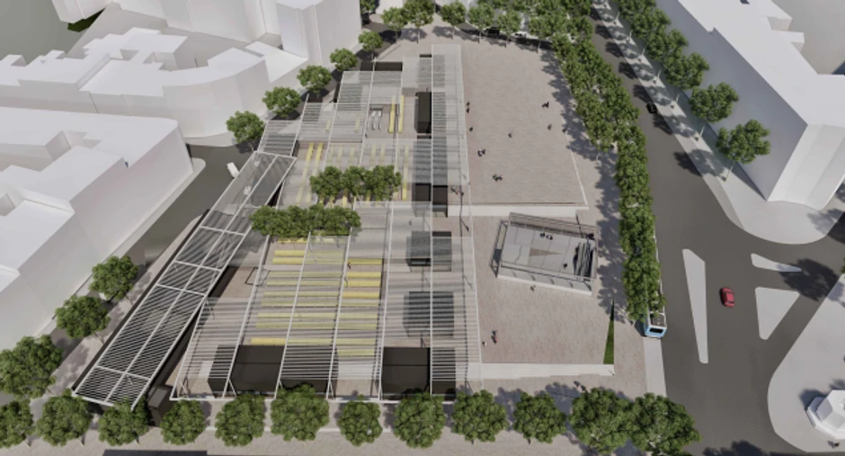 Metro stanica Skadarlija i predlog rekonstrukcije pijace Bajloni