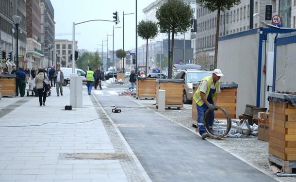 WARSZAWA ULICA WITOKRZYSKA TU PRZED OTWARCIEM