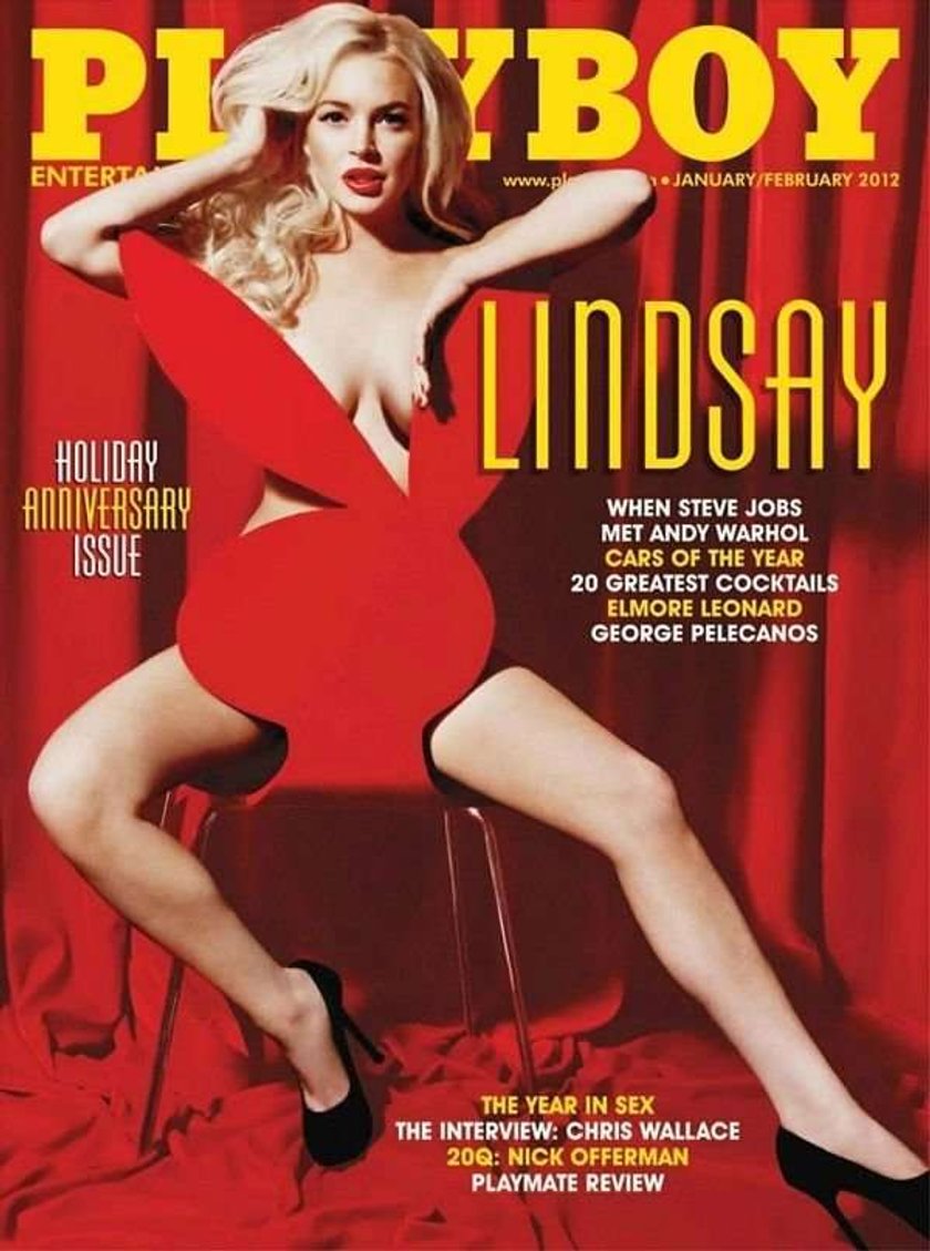 Lidsay Lohan Playboy styczeń 2012