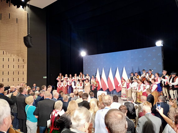 Wizyta prezesa PiS Jarosława Kaczyńskiego w Nowym Targu 3 września 2022 r. 