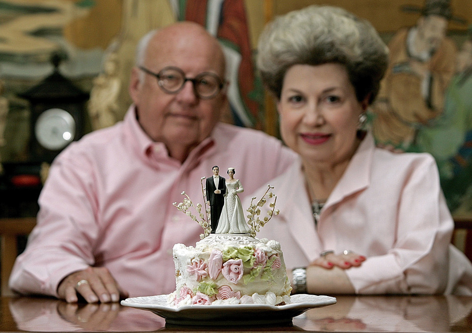 Zachowali swoj ślubny tort z 1963 