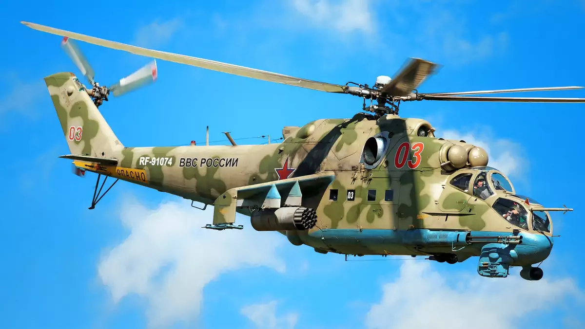 Mi-24 to jedyny tego typu śmigłowiec na świecie