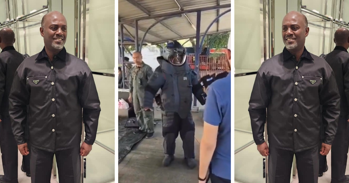 Andrew Mwenda launched inside a bomb suit in Thailand - Vimarsana News