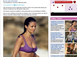 Helena Christensen bez retuszu - znakomita!