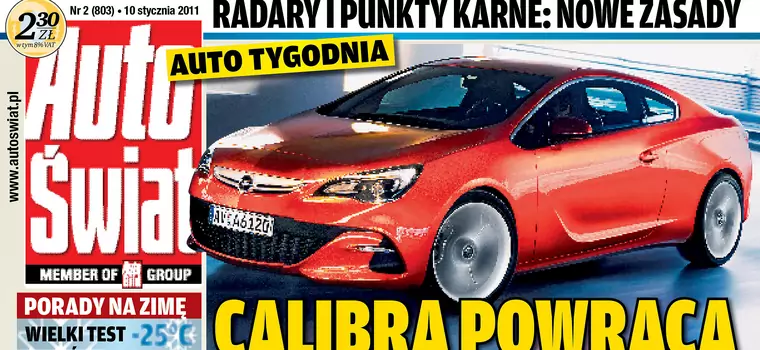 Błyskawica nabiera siły: Opel Calibra powraca