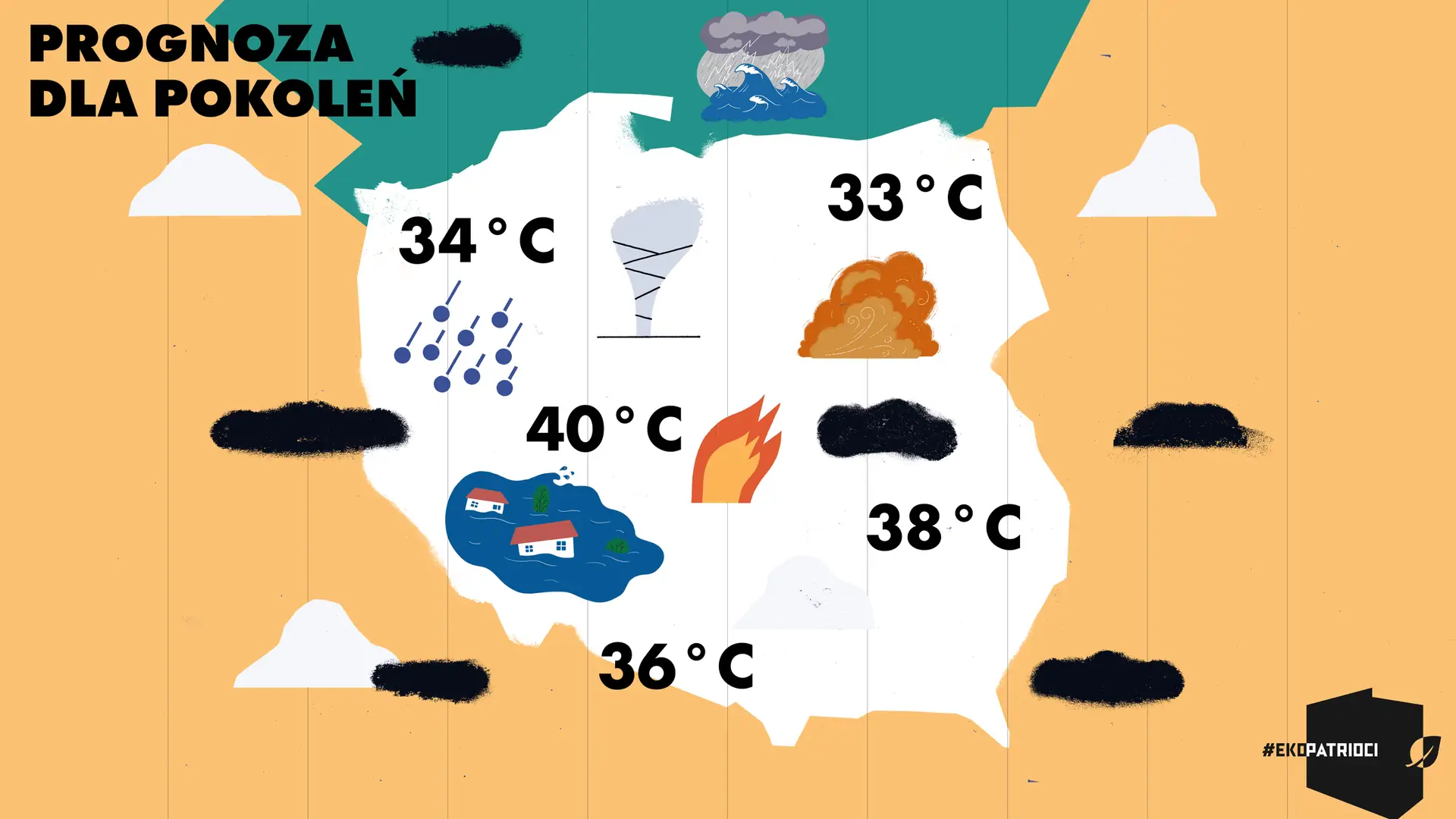 Prognoza pogody dla Polski na 2050 rok - tornado, grad, susza, powodzie...