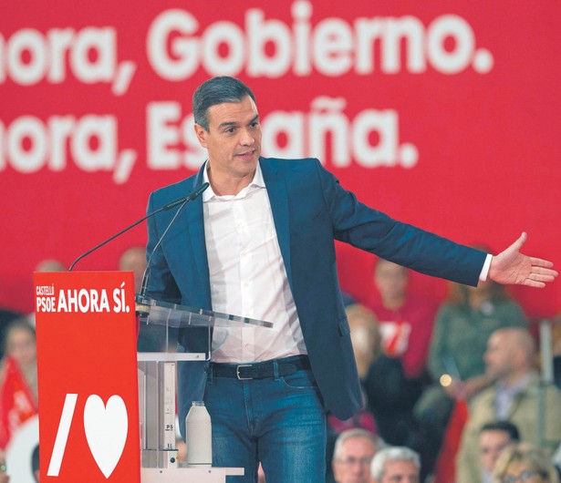 Partia premiera Pedro Sáncheza straciła w parlamencie trzy miejsca