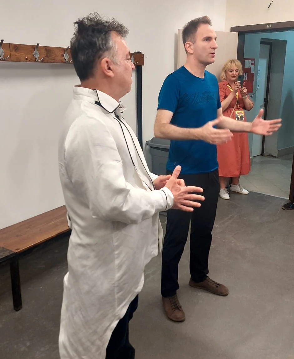 Nele Karajlić, Stefan Milenković pred koncert