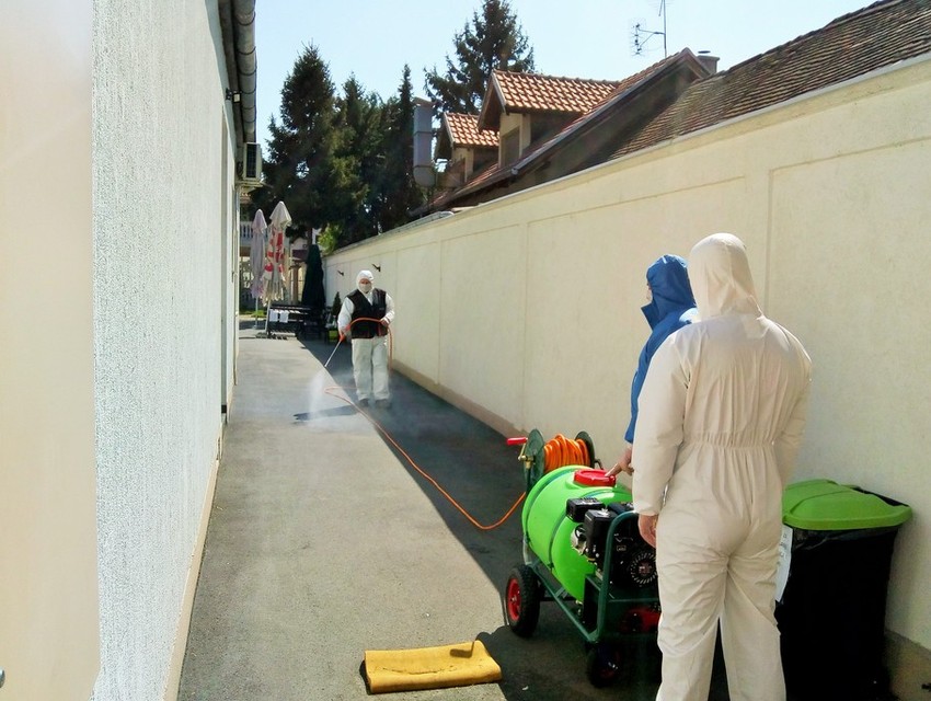 Dezinfekcija domova za stare u Zemunu