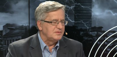 Bronisław Komorowski o wycofaniu się Kaczyńskiego z polityki. "Chyba coś jest na rzeczy"