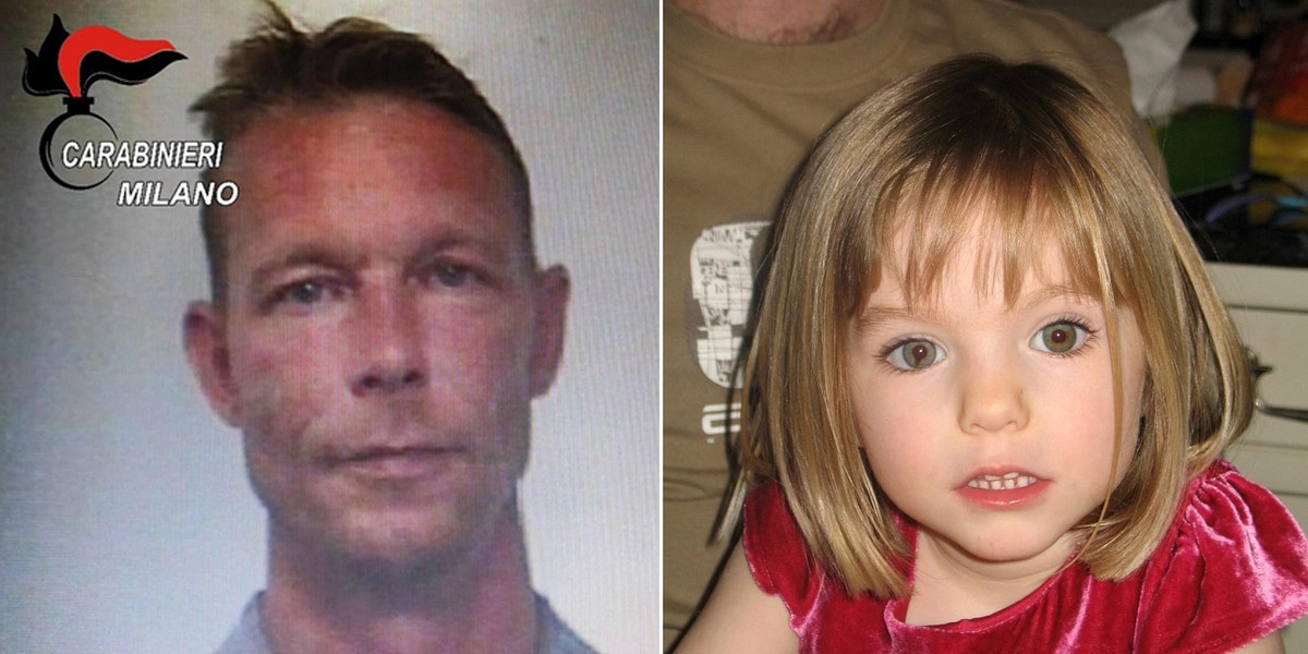 Nakaz aresztowania dla podejrzanego w sprawie Madeleine McCann.