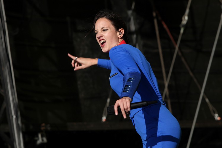 Jain na festiwalu Open'er 2019. 3 czerwca 2019 roku.