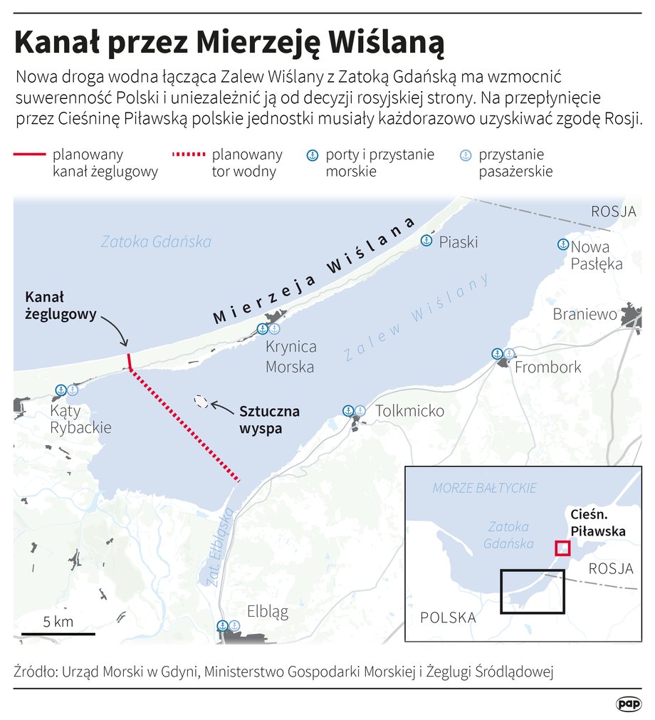 Kanał przez Mierzeję Wiślaną