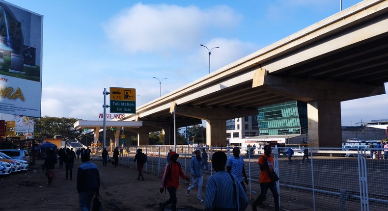 Nairobi Expressway Contractor creates temporary terminus for matatus