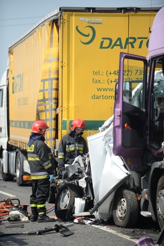 Wypadek na DK50 w Zbiroży koło Mszczonowa