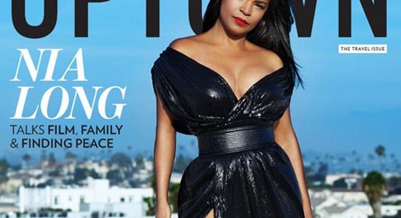 Nia Long on the cover of Uptown magazine