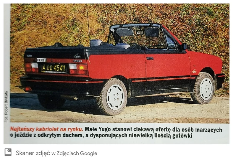 Yugo Koral Cabrio