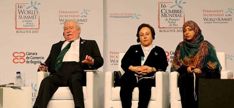 Europa przyjęła euro dzięki Wałęsie? Były prezydent Polski na zjeździe noblistów o swoich zasługach